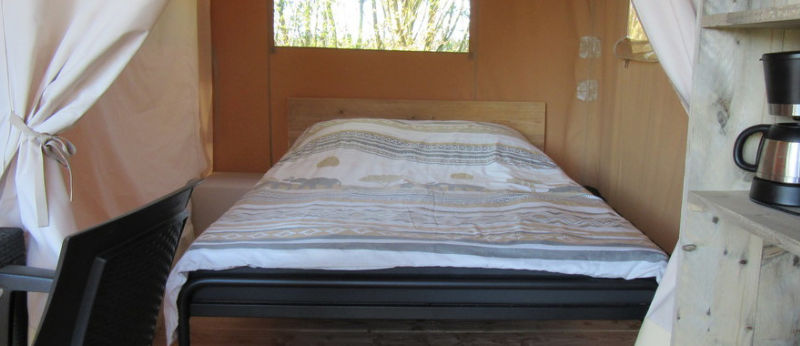 slaapkamer safaritent